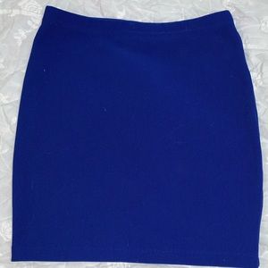 Blue skirt